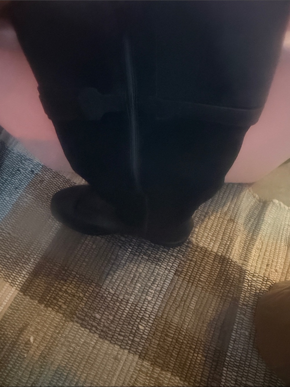 Clarks Black Knee-High Boots